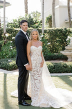 Unique Sweetheart Luxurious Lace Wedding Dresses JP26070897