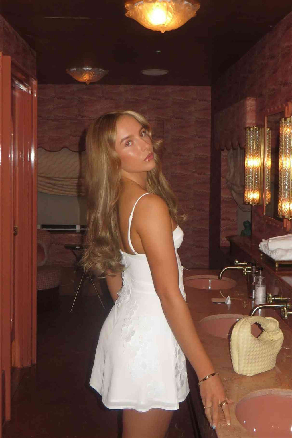 White A-Line Sweetheart Satin Short Homecoming Dresses with Handmade Flowers JP062603