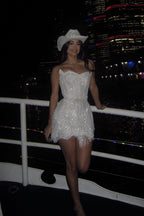 Sheath Strapless Lace Wedding Dresses with Beading JP070903