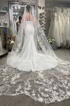 Mermaid Sweetheart Stretch Satin Long Wedding Dresses JP071917